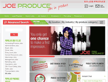 Tablet Screenshot of joeproduce.com